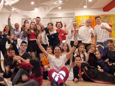 Halloween Fest Gruppenbild